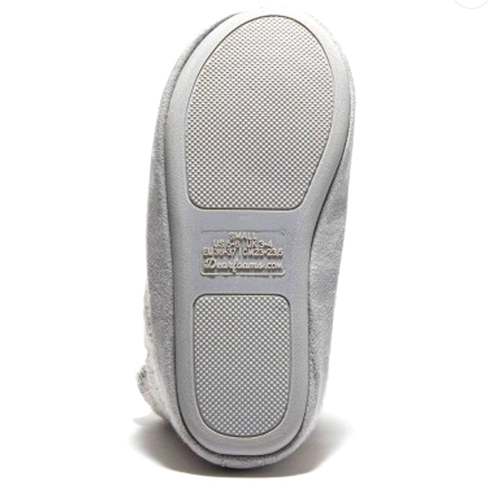 Dluxe by Dearfoams Women's Knit Bootie Slippers - Picture 3 of 3